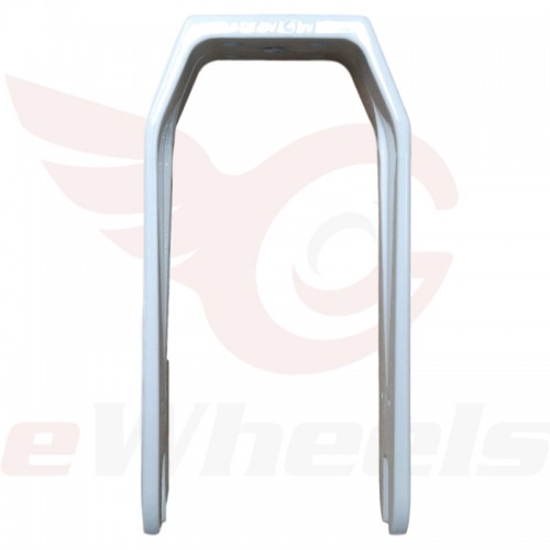 E-Twow GT Front Fork, White. Front
