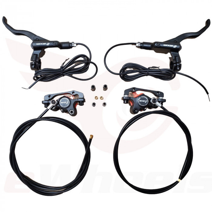Complete Zoom Hydraulic Brake Set, All Parts