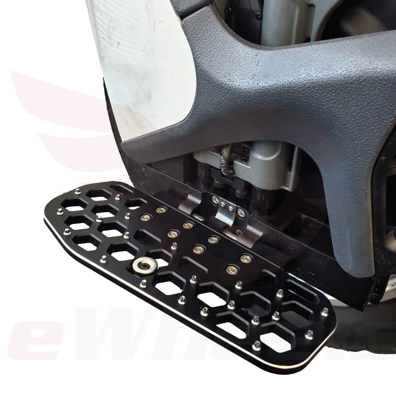 Electric Unicycle, Honeycomb Pattern, Universal CNC Spiked Pedal Set, Interchangeable Brackets, S18 Fittings