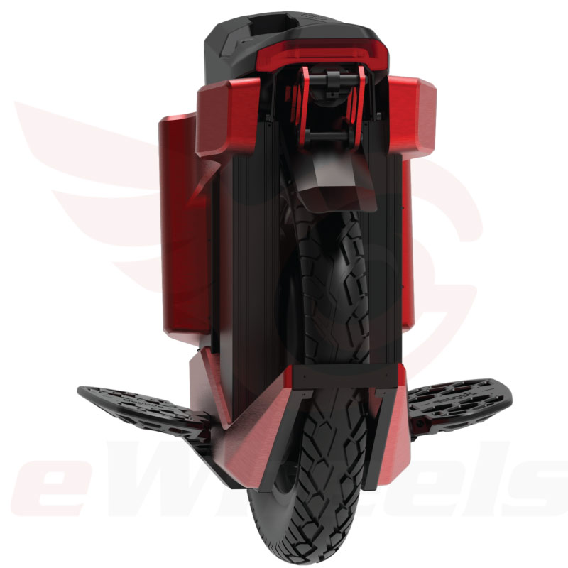 Begode Master Electric Unicycle, Red Rear Left