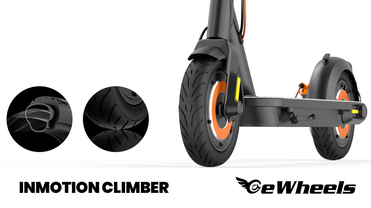 Inmotion Climber Electric Scooter - tires
