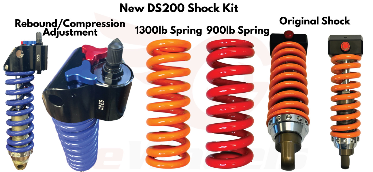 Begode DS200 Shock Kit Comparison