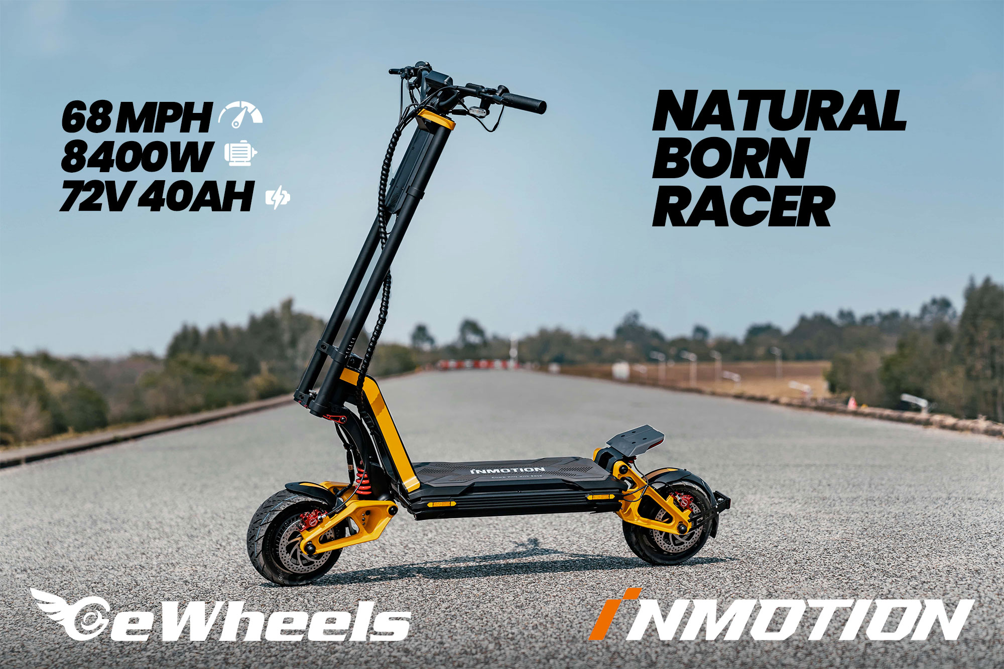 Inmotion RS : E-Scooter avec 100 km/h et 160 km d'autonomie !