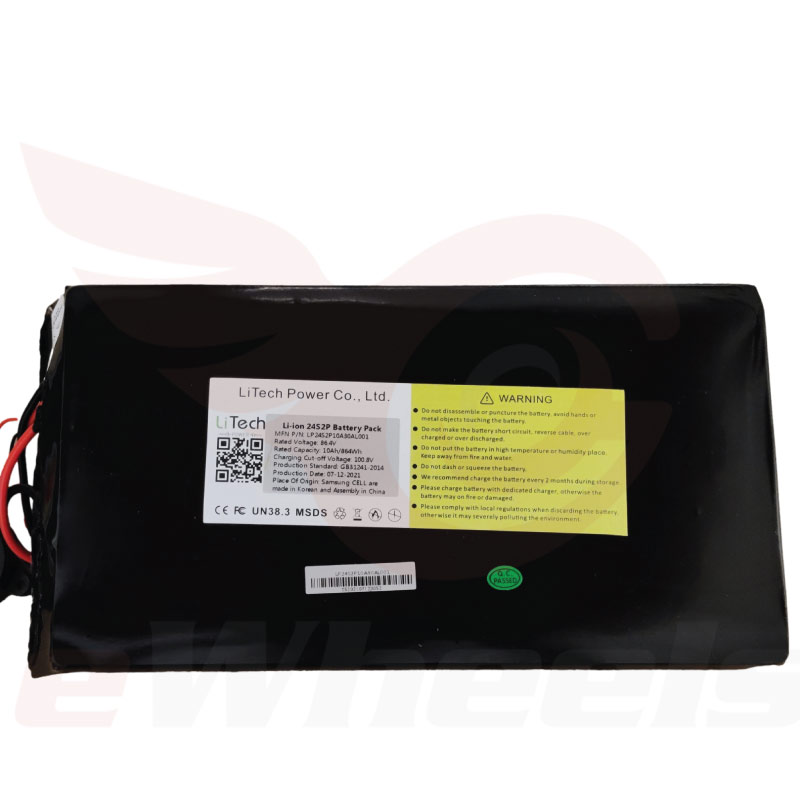Begode LiTech Samsung 50E 100.8V 848Wh Battery Pack. Front