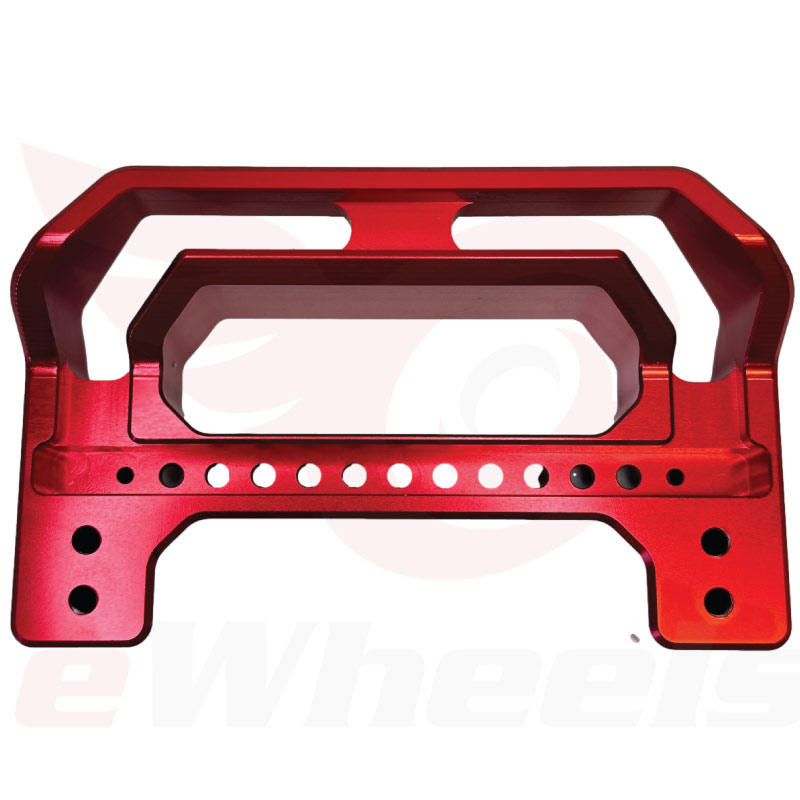 Extreme Bull CommanderPro CNC Front/rear Handle, Red. Reverse