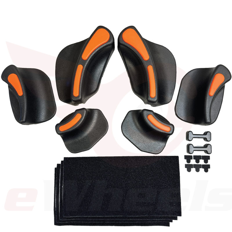 Universal Beidou 6pc Velcro PowerPads, Orange